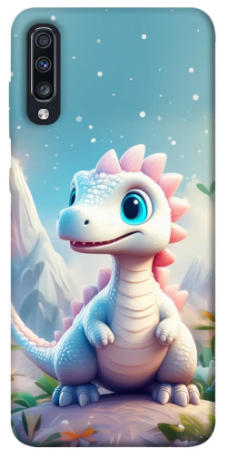 Чехол itsPrint Белый дракоша для Samsung Galaxy A70 (A705F)