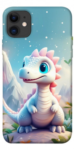 Чохол itsPrint Білий дракоша для Apple iPhone 11 (6.1")