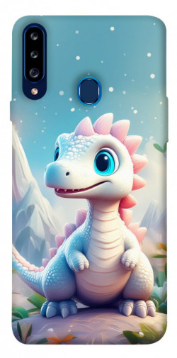Чехол itsPrint Белый дракоша для Samsung Galaxy A20s