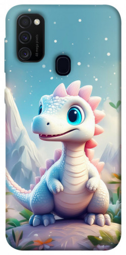 Чехол itsPrint Белый дракоша для Samsung Galaxy M30s / M21
