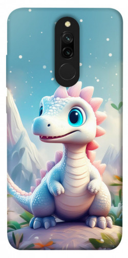 Чехол itsPrint Белый дракоша для Xiaomi Redmi 8