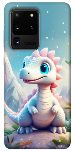 Чехол itsPrint Белый дракоша для Samsung Galaxy S20 Ultra