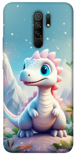 Чехол itsPrint Белый дракоша для Xiaomi Redmi 9