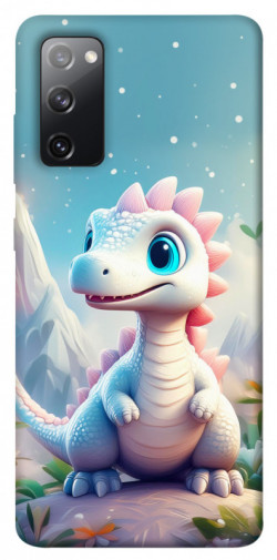 Чехол itsPrint Белый дракоша для Samsung Galaxy S20 FE