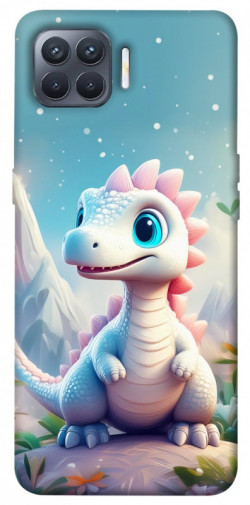 Чехол itsPrint Белый дракоша для Oppo Reno 4 Lite