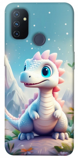 Чехол itsPrint Белый дракоша для OnePlus Nord N100