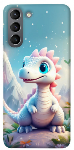 Чехол itsPrint Белый дракоша для Samsung Galaxy S21