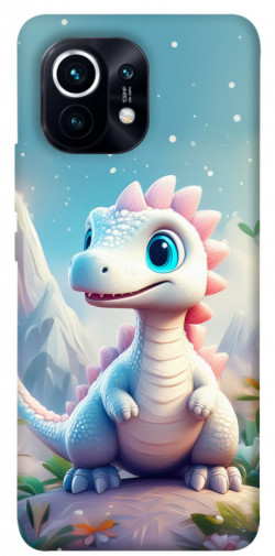 Чехол itsPrint Белый дракоша для Xiaomi Mi 11