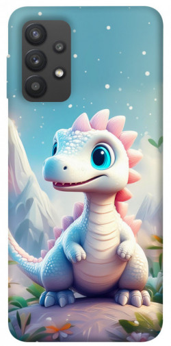 Чехол itsPrint Белый дракоша для Samsung Galaxy A32 (A325F) 4G
