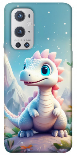 Чохол itsPrint Білий дракоша для OnePlus 9 Pro