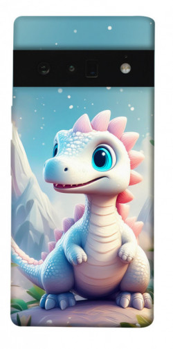 Чехол itsPrint Белый дракоша для Google Pixel 6 Pro