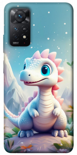 Чехол itsPrint Белый дракоша для Xiaomi Redmi Note 11 Pro 4G/5G