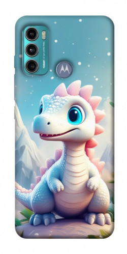 Чохол itsPrint Білий дракоша для Motorola Moto G60