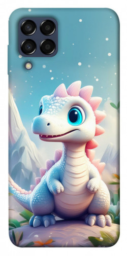Чехол itsPrint Белый дракоша для Samsung Galaxy M33 5G
