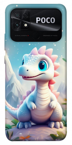 Чехол itsPrint Белый дракоша для Xiaomi Poco C40