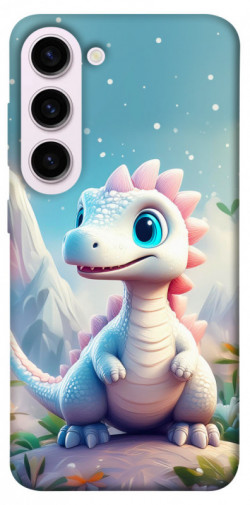 Чехол itsPrint Белый дракоша для Samsung Galaxy S23+