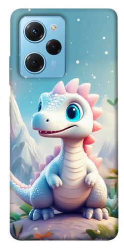 Чехол itsPrint Белый дракоша для Xiaomi Poco X5 Pro 5G