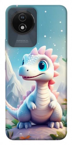 Чехол itsPrint Белый дракоша для Vivo Y02