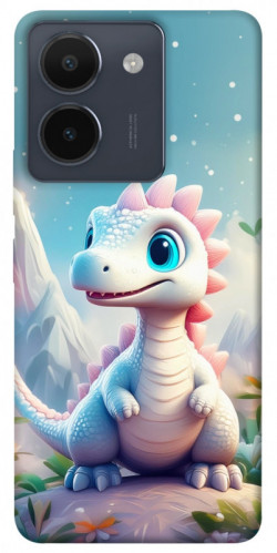 Чохол itsPrint Білий дракоша для Vivo Y36