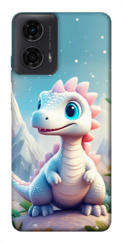 Чохол itsPrint Білий дракоша для Motorola Moto G24