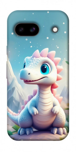 Чехол itsPrint Белый дракоша для Google Pixel 8a