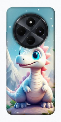 Чохол itsPrint Білий дракоша для Xiaomi Redmi 14C / Poco C75