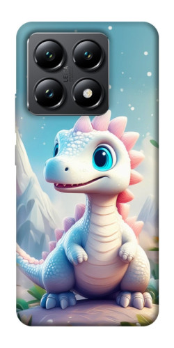 Чохол itsPrint Білий дракоша для Xiaomi 14T