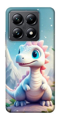 Чохол itsPrint Білий дракоша для Xiaomi 14T Pro