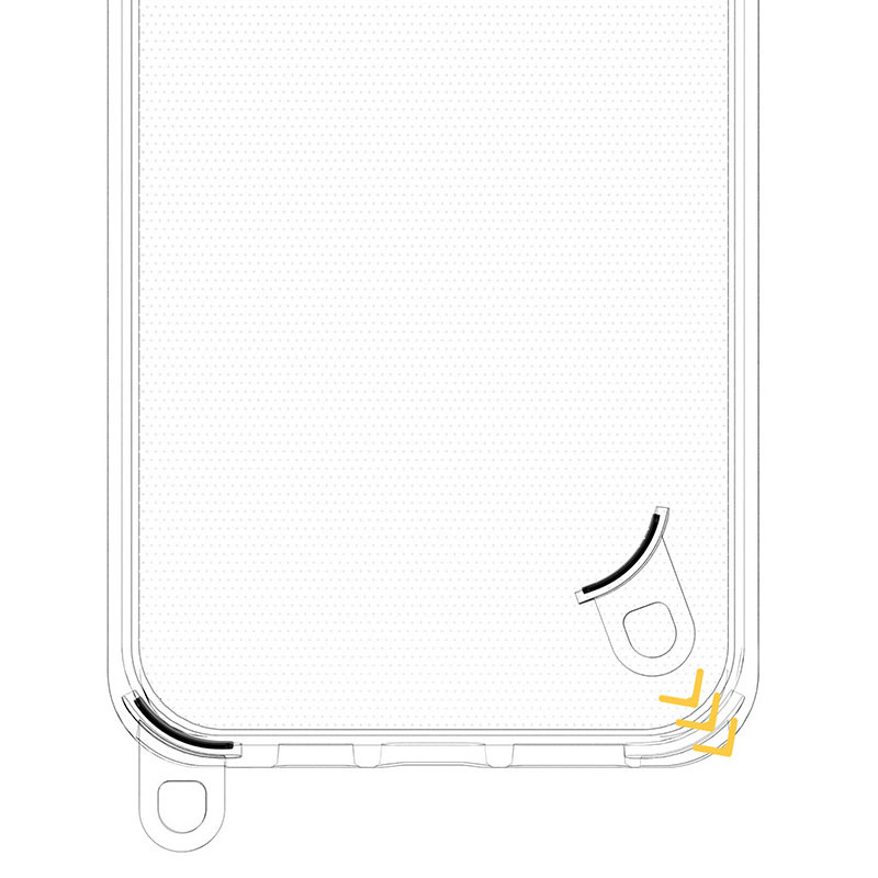 Чохол TPU Transparent with Straps для Apple iPhone 15 Pro Max (6.7) Зображення №6 Чохол TPU Transparent with Straps для Apple iPhone 15 Pro Max (6.7) дивитися фото №6