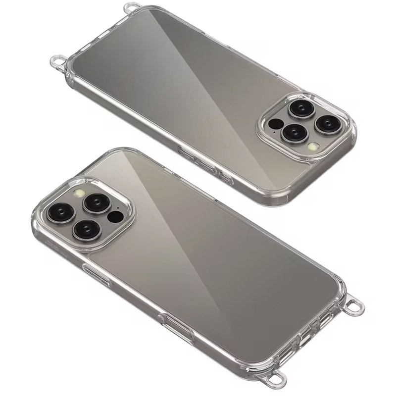 Чохол TPU Transparent with Straps для Apple iPhone 15 Pro Max (6.7) Зображення №8 Чохол TPU Transparent with Straps для Apple iPhone 15 Pro Max (6.7) дивитися фото №8