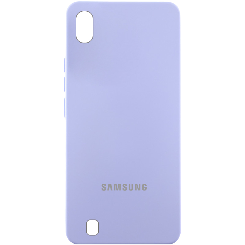 Чехол Silicone Cover Lakshmi (AAA) with Logo для Samsung Galaxy A10 (A105F), Сиреневый / Dasheen, Силикон, купить оптом с доставкой