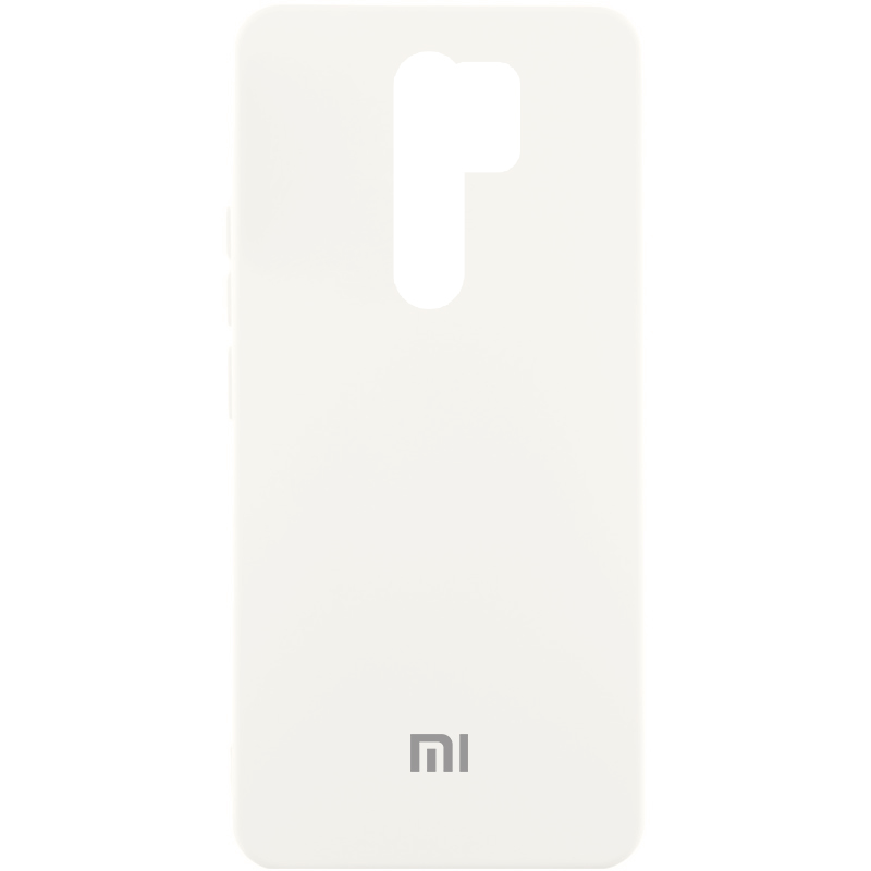 Чехол Silicone Cover Lakshmi (AAA) with Logo для Xiaomi Redmi Note 8 Pro, Белый / White, Силикон, купить оптом с доставкой