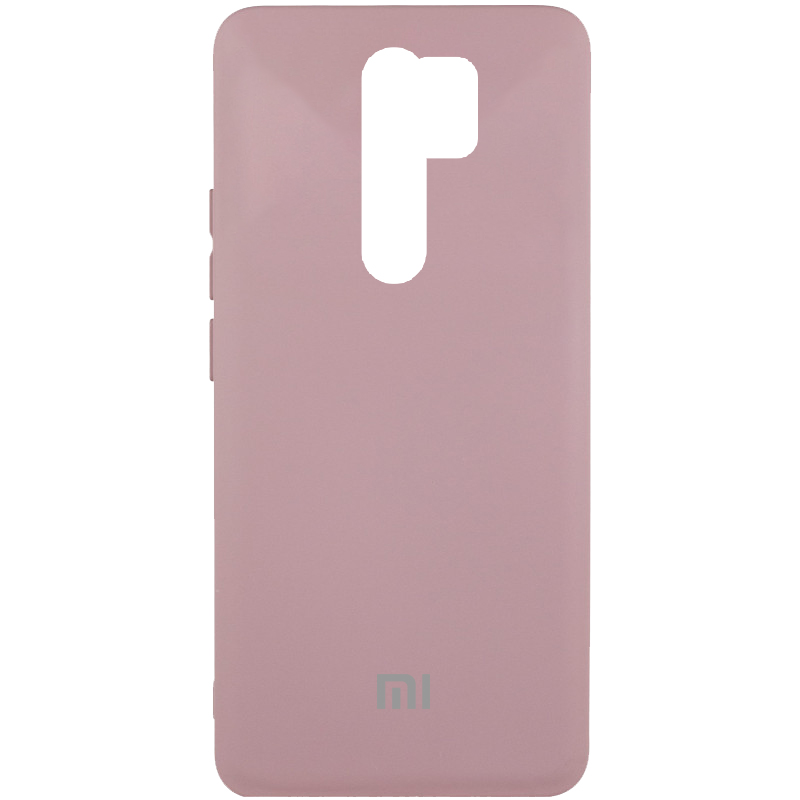 Чехол Silicone Cover Lakshmi (AAA) with Logo для Xiaomi Redmi Note 8 Pro, Розовый / Pink Sand, Силикон, купить оптом с доставкой