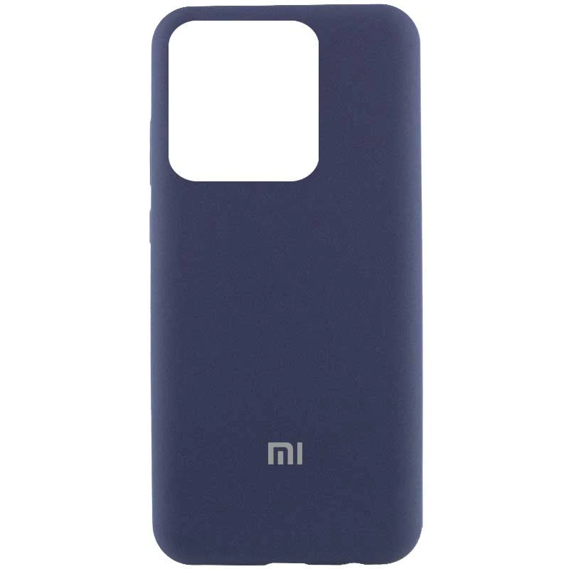 Чохол Silicone Cover Lakshmi (AAA) with Logo для Xiaomi Poco X6 / Note 13 Pro 5G, Темно-синій / Midnight blue, Силікон, купити оптом з доставкою