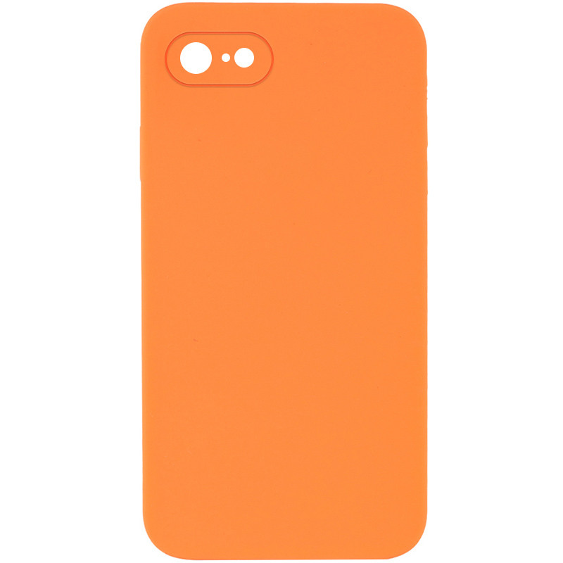 Чохол Silicone Case Square Full Camera Protective (AA) для Apple iPhone 7 / 8 (4.7) | Мікрофібра на малюнкі №1