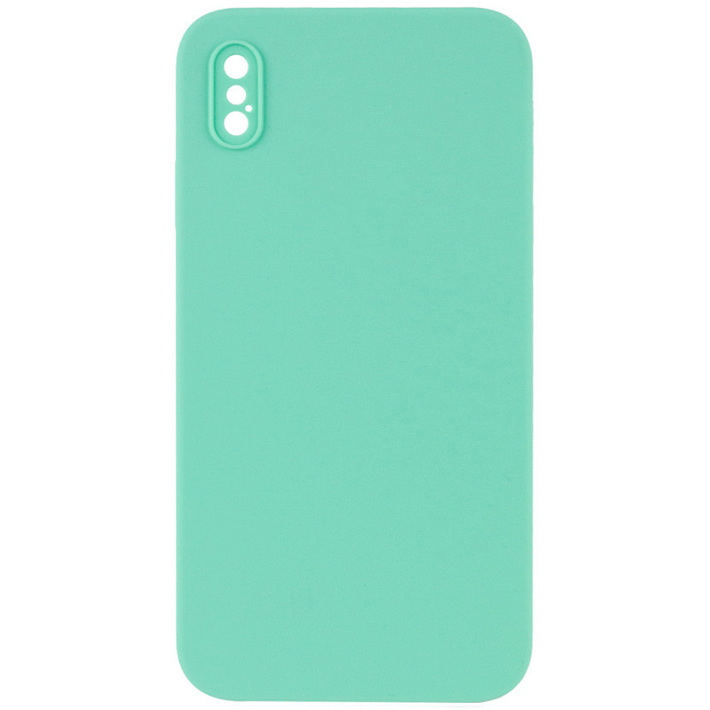Чохол Silicone Case Square Full Camera Protective (AA) для Apple iPhone XS Max (6.5) | Мікрофібра Фотографія №1 Чохол Silicone Case Square Full Camera Protective (AA) для Apple iPhone XS Max (6.5) | Мікрофібра на малюнкі №1