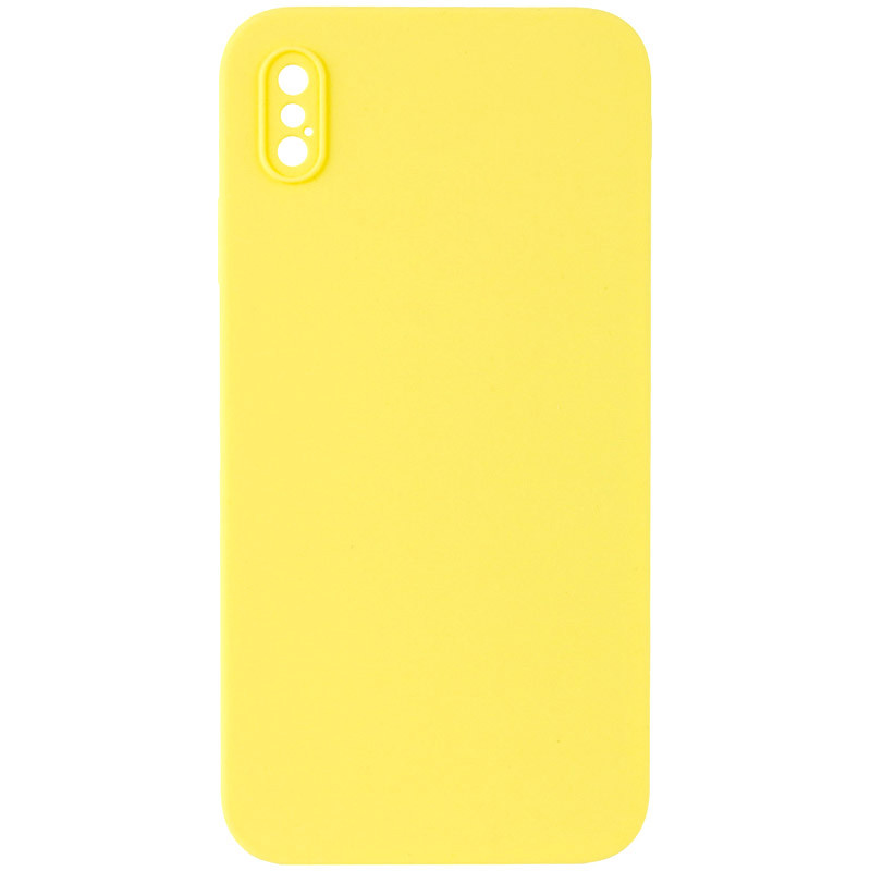 Чохол Silicone Case Square Full Camera Protective (AA) для Apple iPhone XS Max (6.5) | Мікрофібра Фотографія №1 Чохол Silicone Case Square Full Camera Protective (AA) для Apple iPhone XS Max (6.5) | Мікрофібра на малюнкі №1