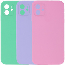 Silicone Case Square Full Camera Protective (AA) NOLOGO для Apple iPhone 11 (6.1")