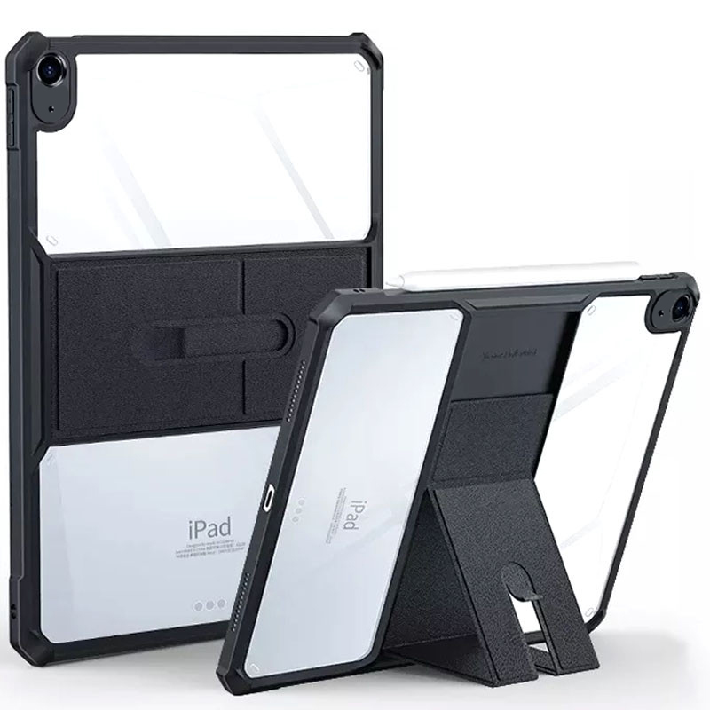 Уценка TPU+PC чехол Xundd Stand c усиленными углами для Apple iPad Air 10.9'' (2020-22)/Air 11'', Вскрытая упаковка / Черный 1, TPU+PC, купить оптом с доставкой