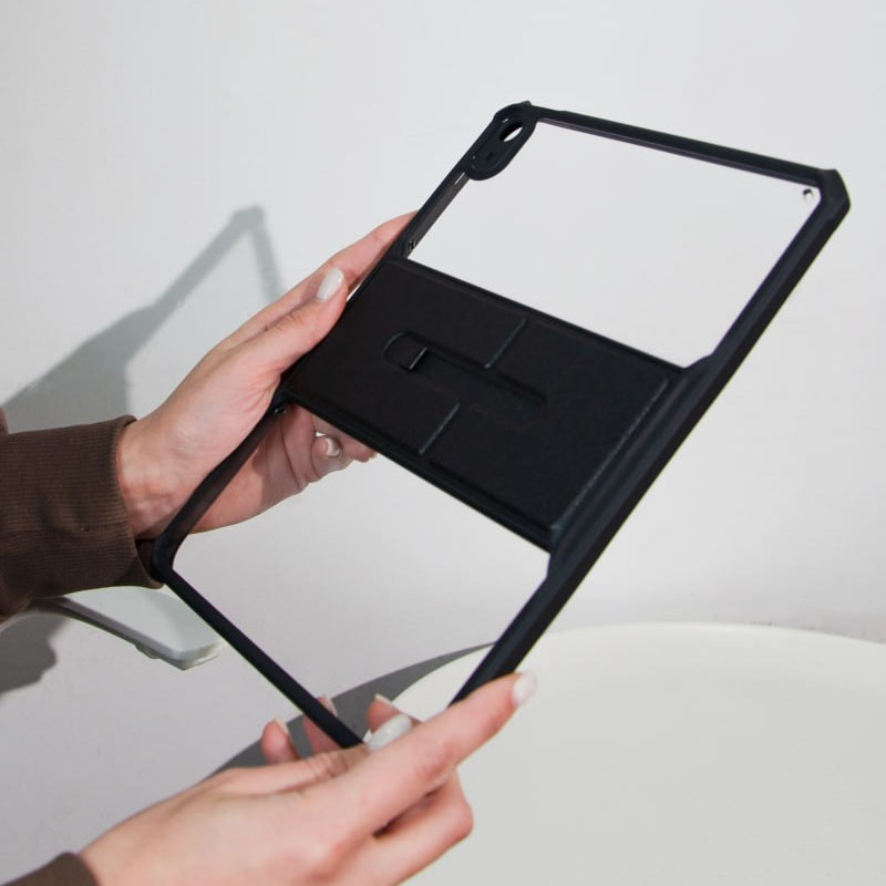Уценка TPU+PC чехол Xundd Stand c усиленными углами для Apple iPad Air 10.9'' (2020-22)/Air 11'', Вскрытая упаковка / Черный 2, TPU+PC, купить оптом с доставкой