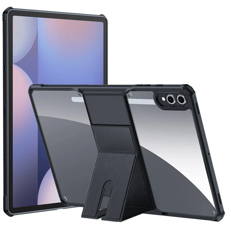 TPU+PC чехол Xundd Stand c усиленными углами для Samsung Galaxy Tab S10+ / S9+ (12.4"), Черный 1, TPU+PC, купить оптом с доставкой