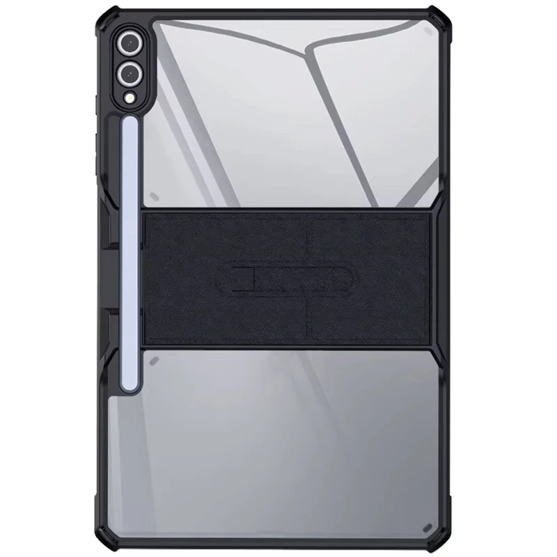 TPU+PC чехол Xundd Stand c усиленными углами для Samsung Galaxy Tab S10+ / S9+ (12.4"), Черный 2, TPU+PC, купить оптом с доставкой