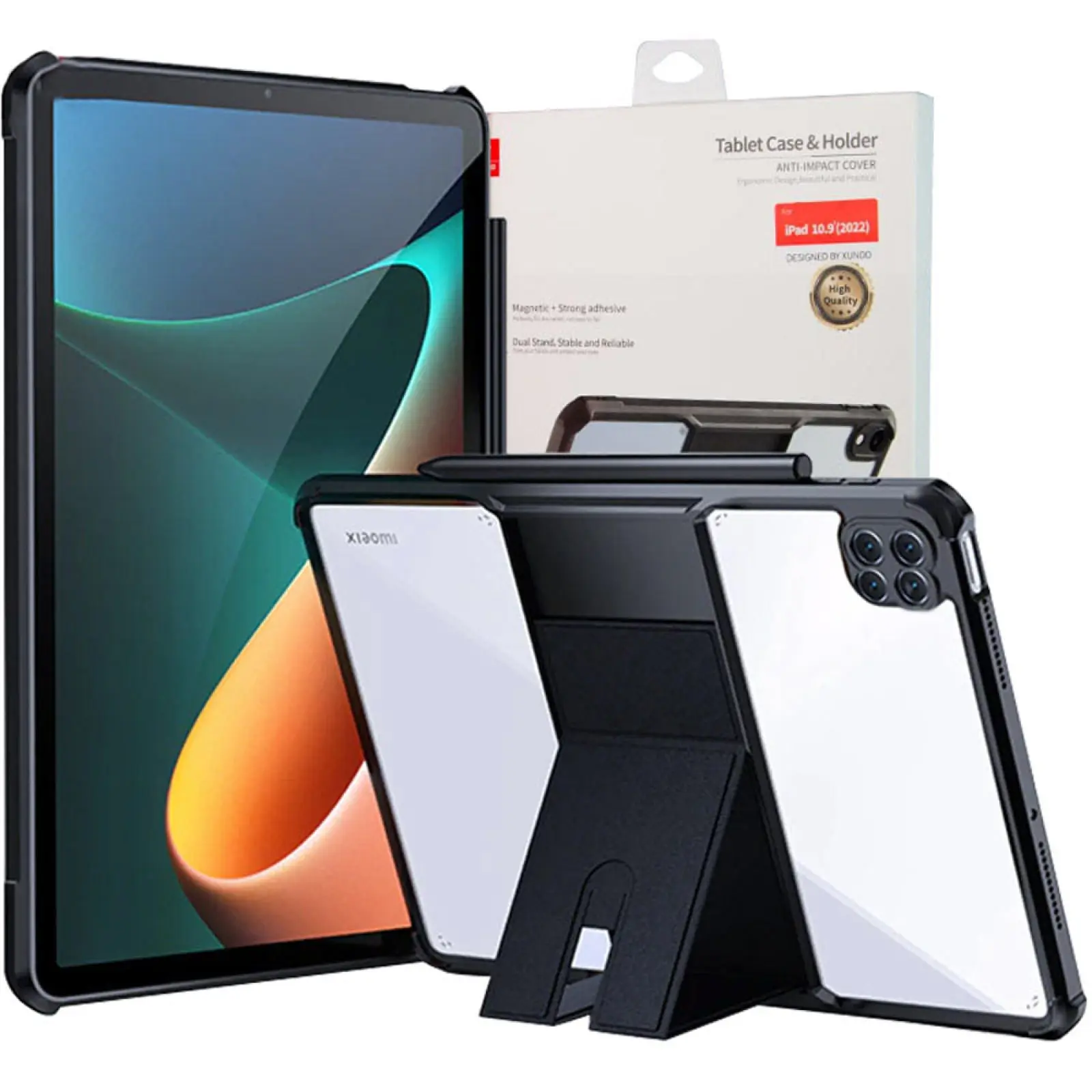TPU+PC чехол Xundd Stand c усиленными углами для Xiaomi Pad 7 / Pad 7 Pro (11.2"), TPU+PC, купить оптом с доставкой