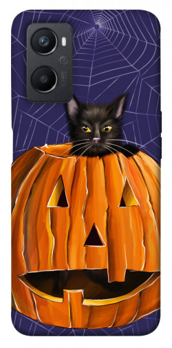 Чехол itsPrint Cat and pumpkin для Oppo A96