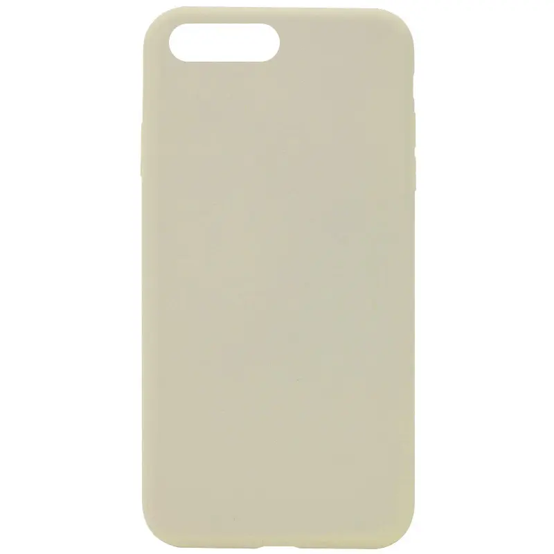 Чехол Silk Full Protective (AA) NO LOGO для Apple iPhone 7 plus / 8 plus (5.5"), Бежевый / Antique White, Силикон, купить оптом с доставкой