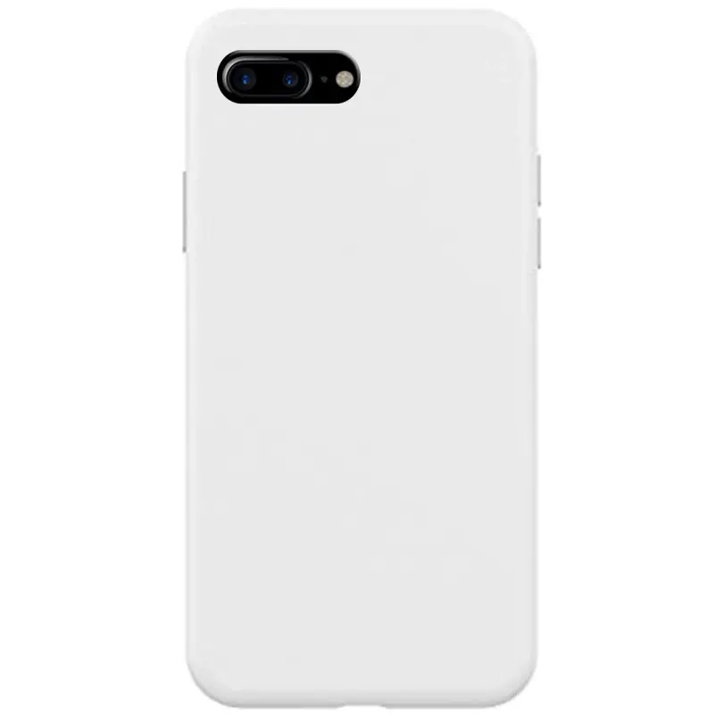 Чехол Silk Full Protective (AA) NO LOGO для Apple iPhone 7 plus / 8 plus (5.5"), Белый / White, Силикон, купить оптом с доставкой