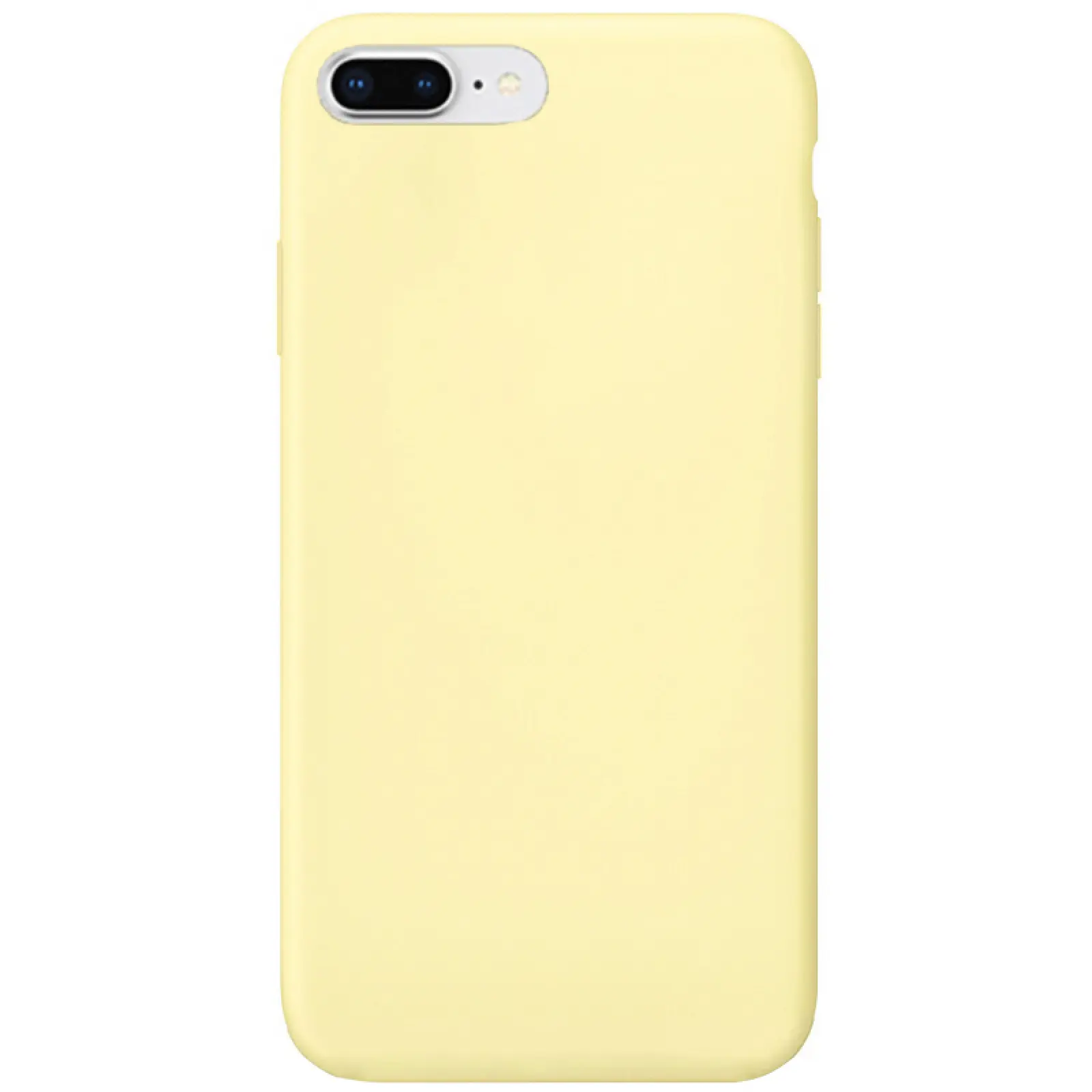 Чехол Silk Full Protective (AA) NO LOGO для Apple iPhone 7 plus / 8 plus (5.5"), Желтый / Mellow Yellow, Силикон, купить оптом с доставкой