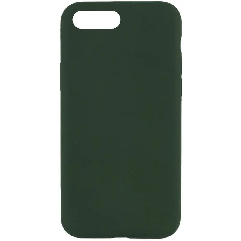Чохол Silk Full Protective (AA) NO LOGO для Apple iPhone 7 plus / 8 plus (5.5"), Зелений / Cyprus Green, Силікон, купити оптом з доставкою