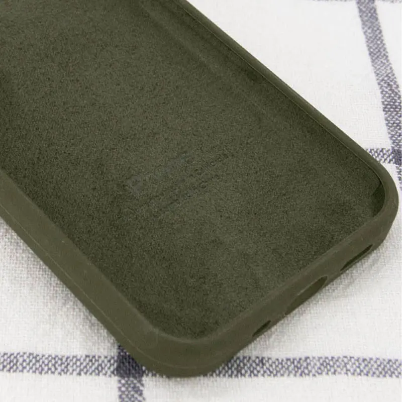 Чохол Silk Full Protective (AA) NO LOGO для Apple iPhone 7 plus / 8 plus (5.5"), Зелений / Dark Olive 1, Силікон, купити оптом з доставкою