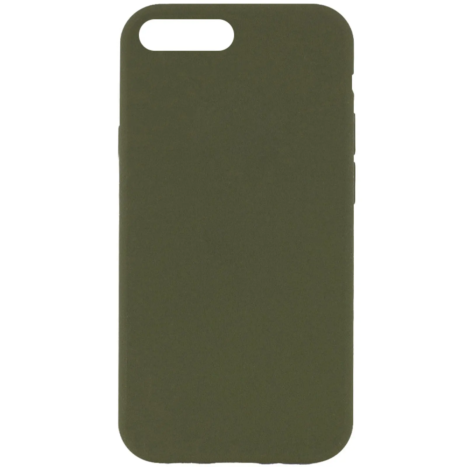Чохол Silk Full Protective (AA) NO LOGO для Apple iPhone 7 plus / 8 plus (5.5"), Зелений / Dark Olive, Силікон, купити оптом з доставкою